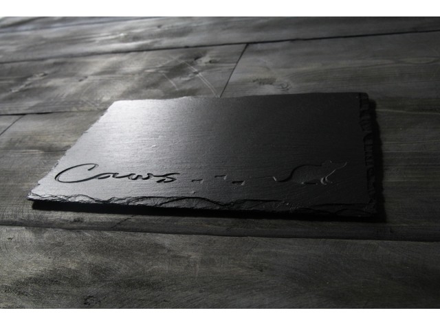 Welsh Slate cheese board - Deep Caws Mouse